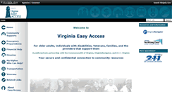 Desktop Screenshot of easyaccess.virginia.gov