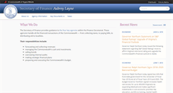 Desktop Screenshot of finance.virginia.gov