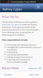 Mobile Screenshot of finance.virginia.gov