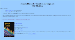 Desktop Screenshot of modern.physics.virginia.edu