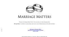 Desktop Screenshot of marriagematters.virginia.edu