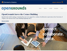 Tablet Screenshot of opengrounds.virginia.edu