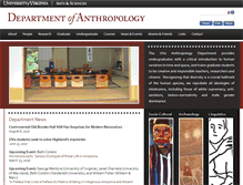 Tablet Screenshot of anthropology.virginia.edu