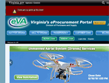 Tablet Screenshot of eva.virginia.gov