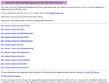 Tablet Screenshot of indorgs.virginia.edu