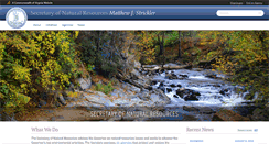 Desktop Screenshot of naturalresources.virginia.gov