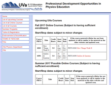 Tablet Screenshot of k12.phys.virginia.edu