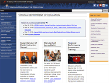 Tablet Screenshot of doe.virginia.gov