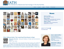 Tablet Screenshot of iath.virginia.edu