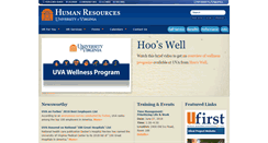 Desktop Screenshot of hr.virginia.edu