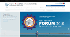 Desktop Screenshot of dgs.virginia.gov