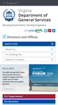 Mobile Screenshot of dgs.virginia.gov