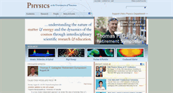 Desktop Screenshot of physics.virginia.edu