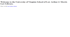 Desktop Screenshot of lib.law.virginia.edu