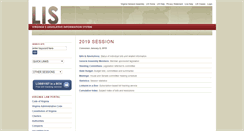 Desktop Screenshot of lis.virginia.gov