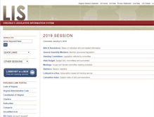 Tablet Screenshot of lis.virginia.gov
