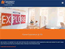 Tablet Screenshot of career.virginia.edu