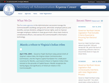 Tablet Screenshot of commerce.virginia.gov